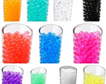 Aqua Water Crystal Soil Beads / Centerpiece Vase Filler / Decoration / Wedding Party Supplies - Trimming Shop UK
