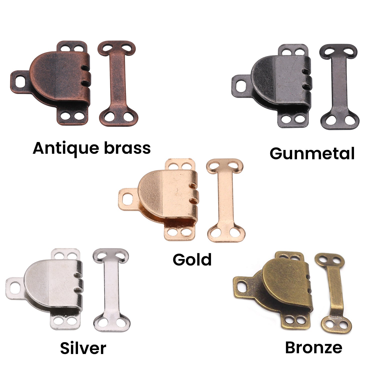 Coat Hook and Eye Fasteners 