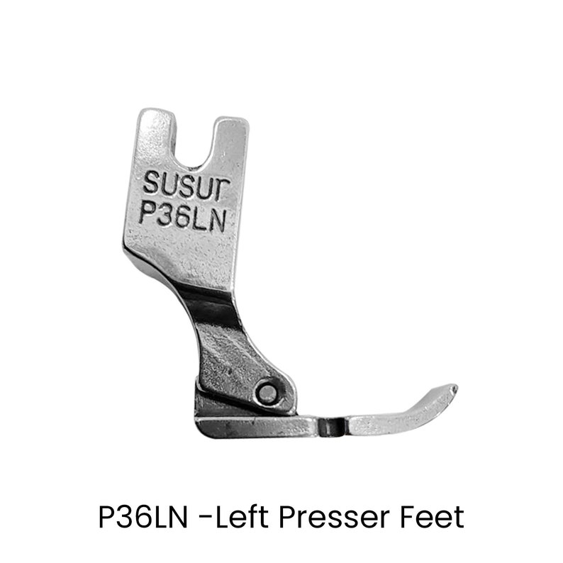 Presser feet Assembly for Standard Industrial Sewing Machines, Genuine Susur Presser Foot, Compatible with Brother, Singer, Juki and more Left Presser Feet