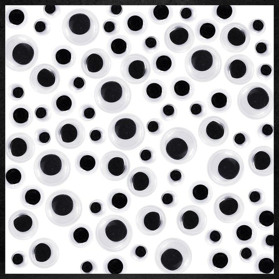 500pcs Black Wiggle Googly Eyes Googly Eyes For Crafts Craft Eyes