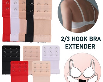 Bra Extenders - 1, 2, or 3 Hooks Bra Extender Extension Bra Strap Strapless Underwear Maternity Pregnancy Pregnant