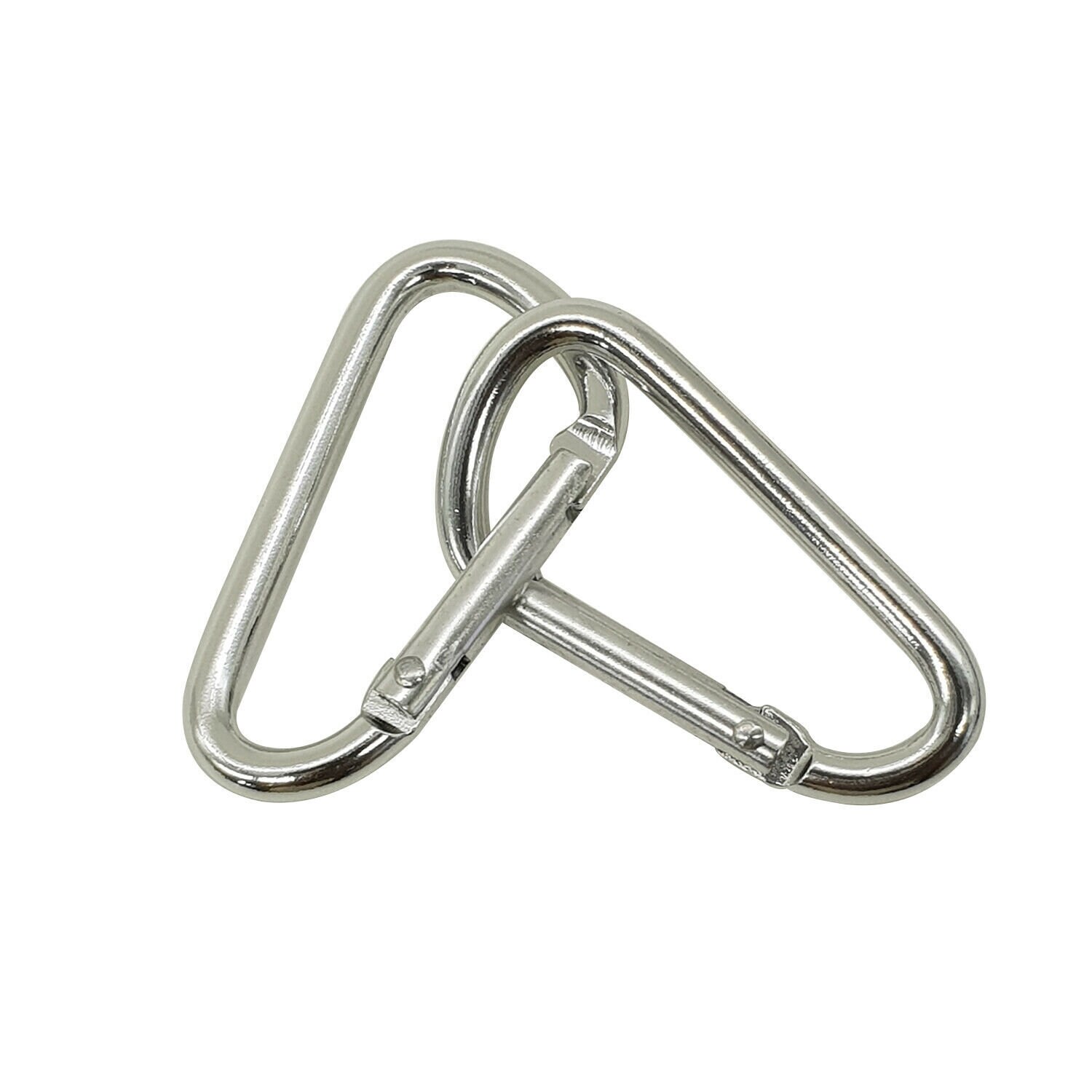 Silver Carabiner Small Spring Clip Snap Clasp Hook Keyring Etsy UK