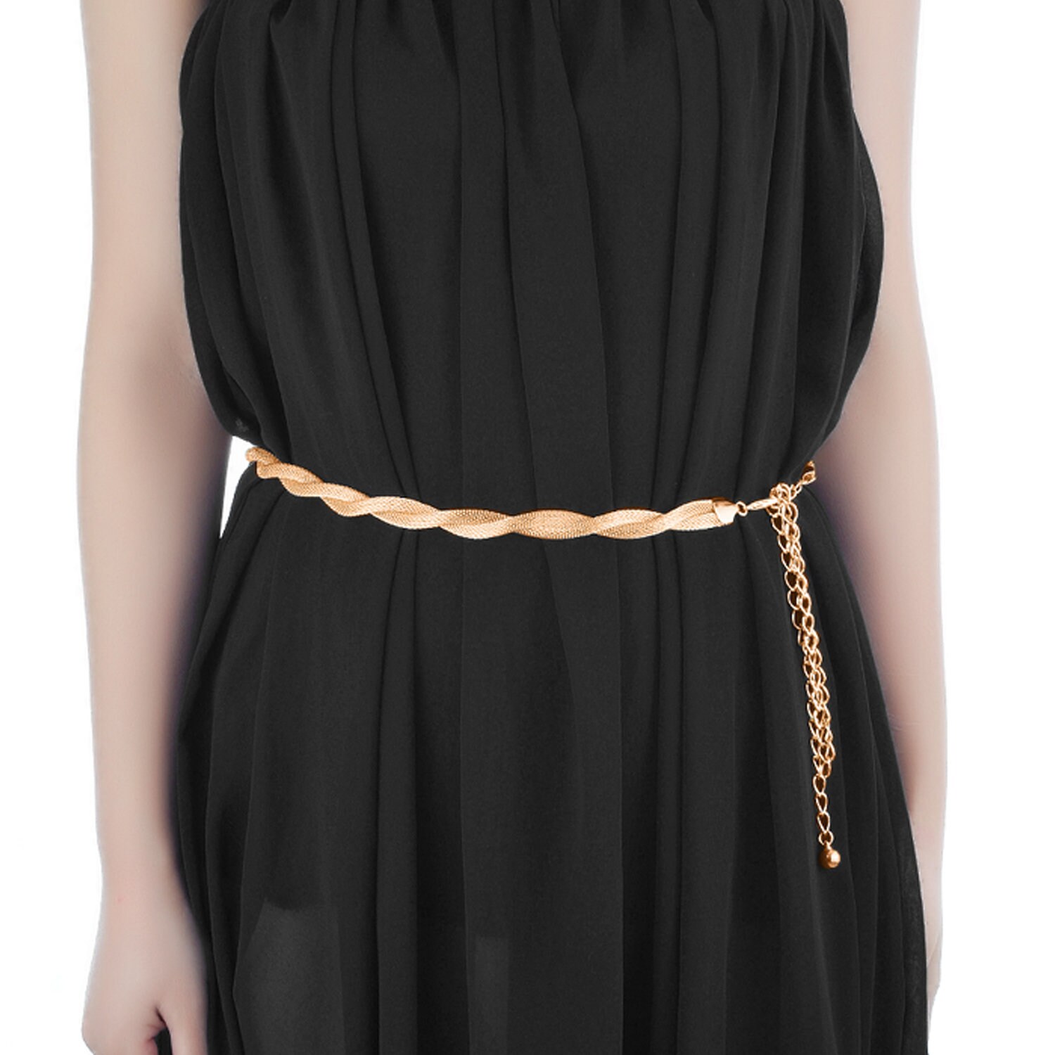 11mm Wide Women's Thin Gold Waist Chain Charm Belt for Etsy