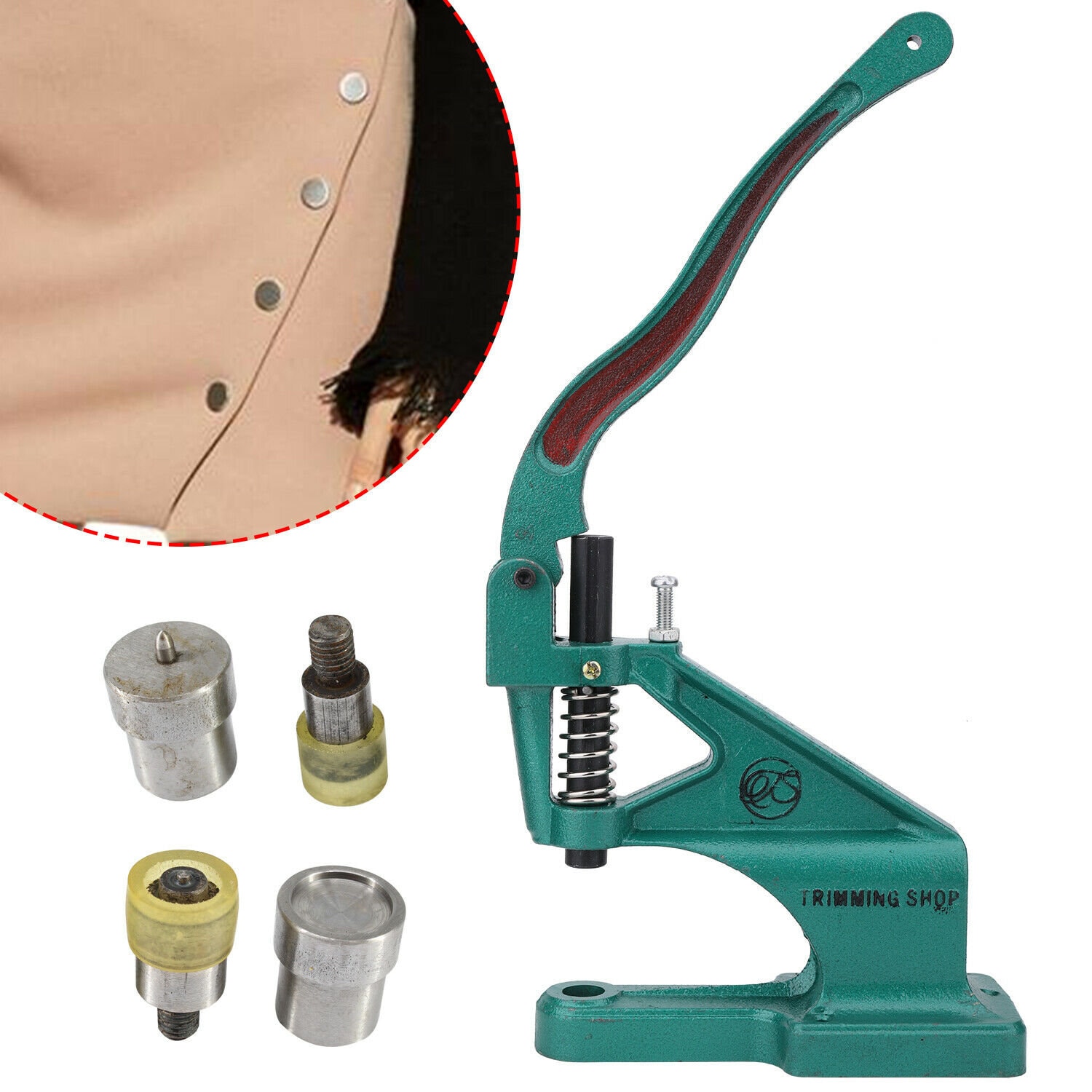 12.5mm17mm Press Stud Setting Tool Dies 4Parts Set W/O Green Etsy