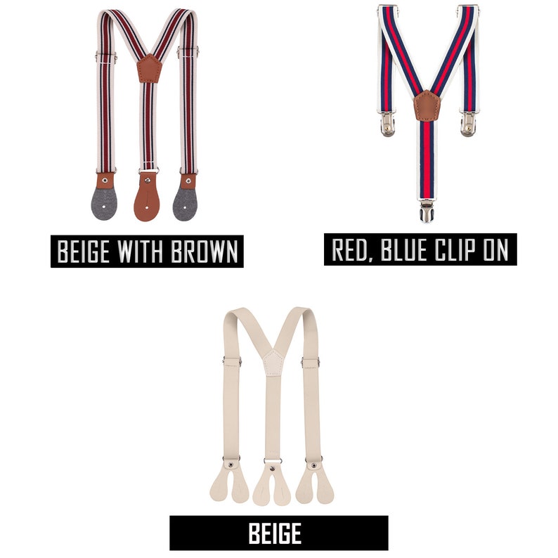 20mm Kids Braces Y Shaped Adjustable Button Hole Suspender Etsy