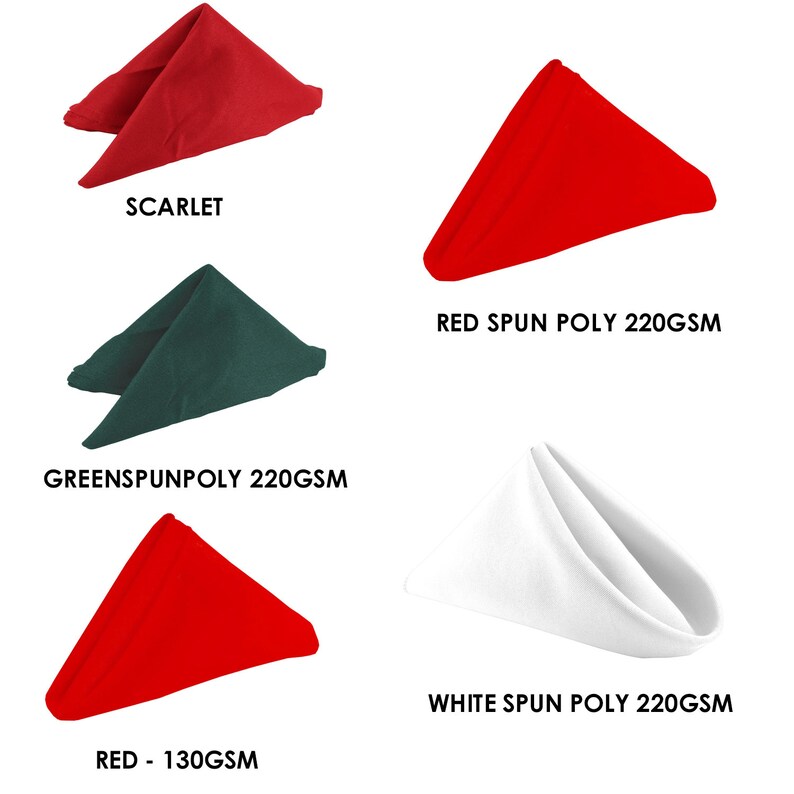 Polyester Table Napkin 20 x 20 For Dining Etsy