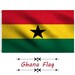 5ft x 3ft Ghana National Flag Sporting Games Events Pub BBQ Decorations For Football Sports World Cup 2022 Banner Fan Support 