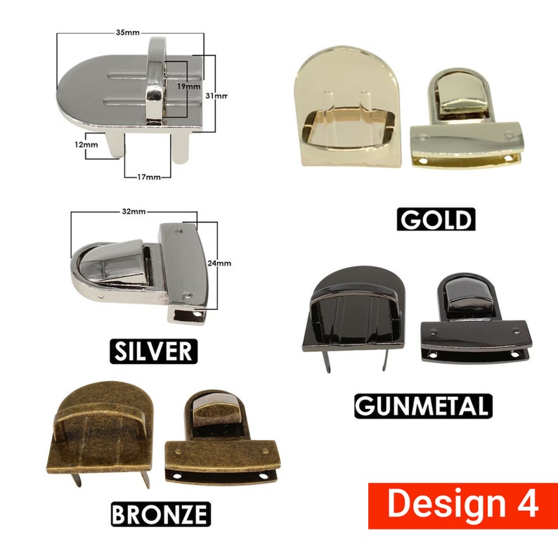 Goujons design assortis de réglage d'outils à main Set perforatrice Cutter __gVirt_NP_NNS_NNPS__ Artisanat Bricolage en cuir Design 4