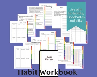 Digital Habit Tracker Workbook