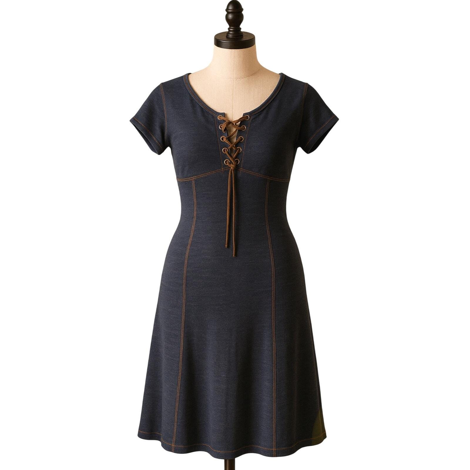 Denim Milkmaid Dress - Etsy