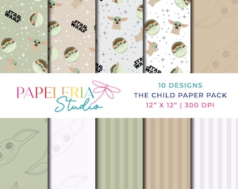 The Child Digital Paper | Papel Digital | Scrapbook Paper | Papel Decorativo | Instant Download