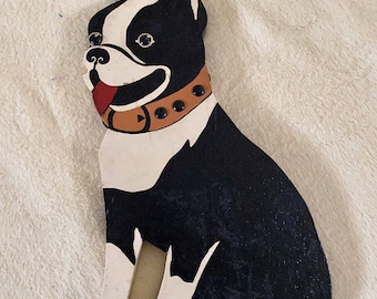 Chien des années 30 à découper