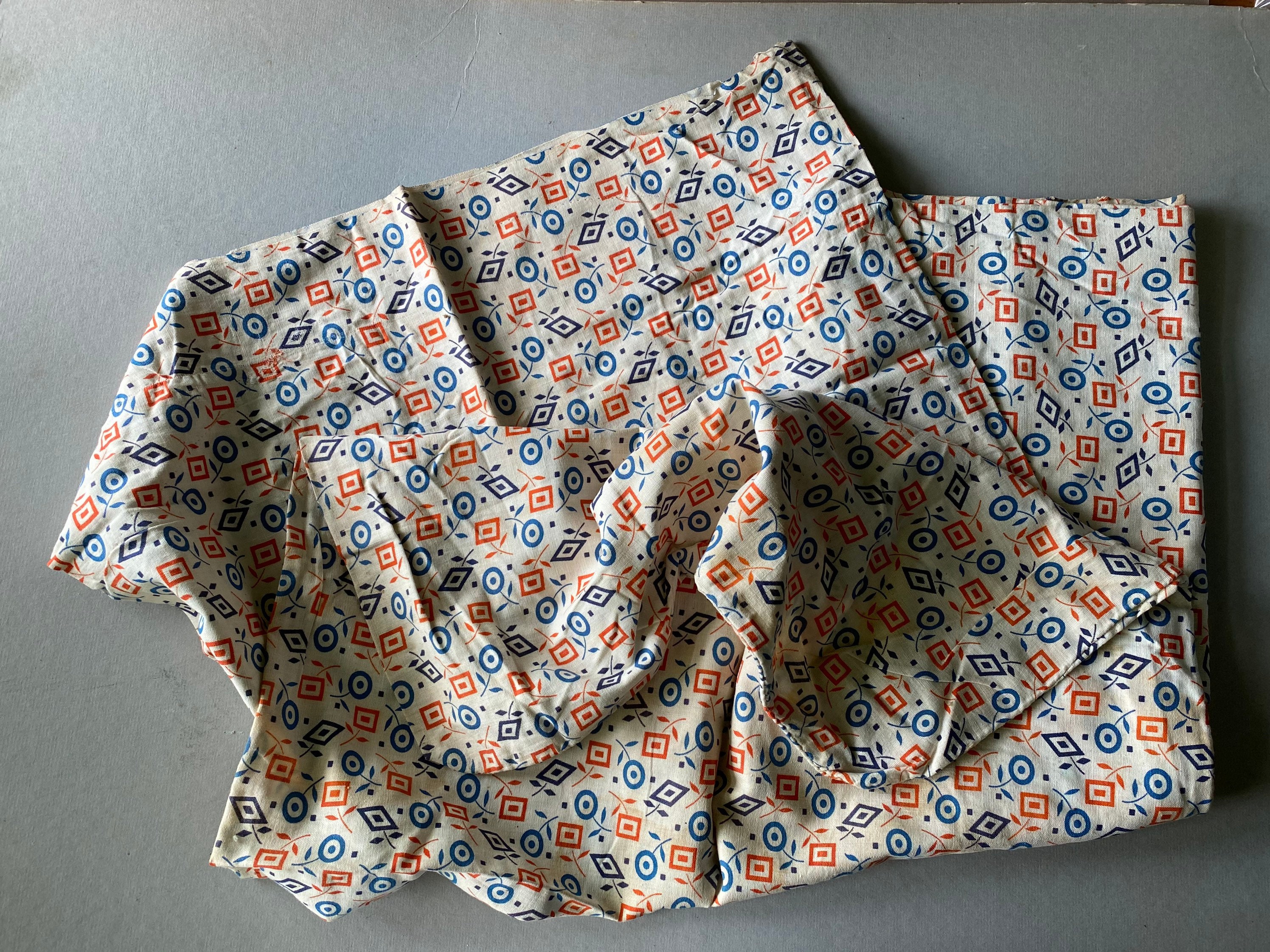 Feed Sack Print Fabric - Etsy