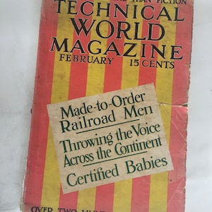 1915 Technical World Magazine