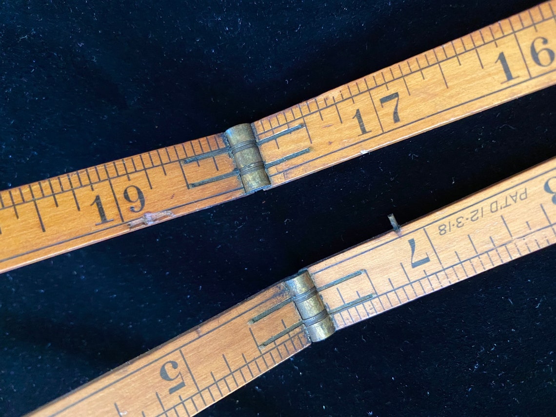 Lufkin Boxwood 24 Inch Folding Ruler - Etsy