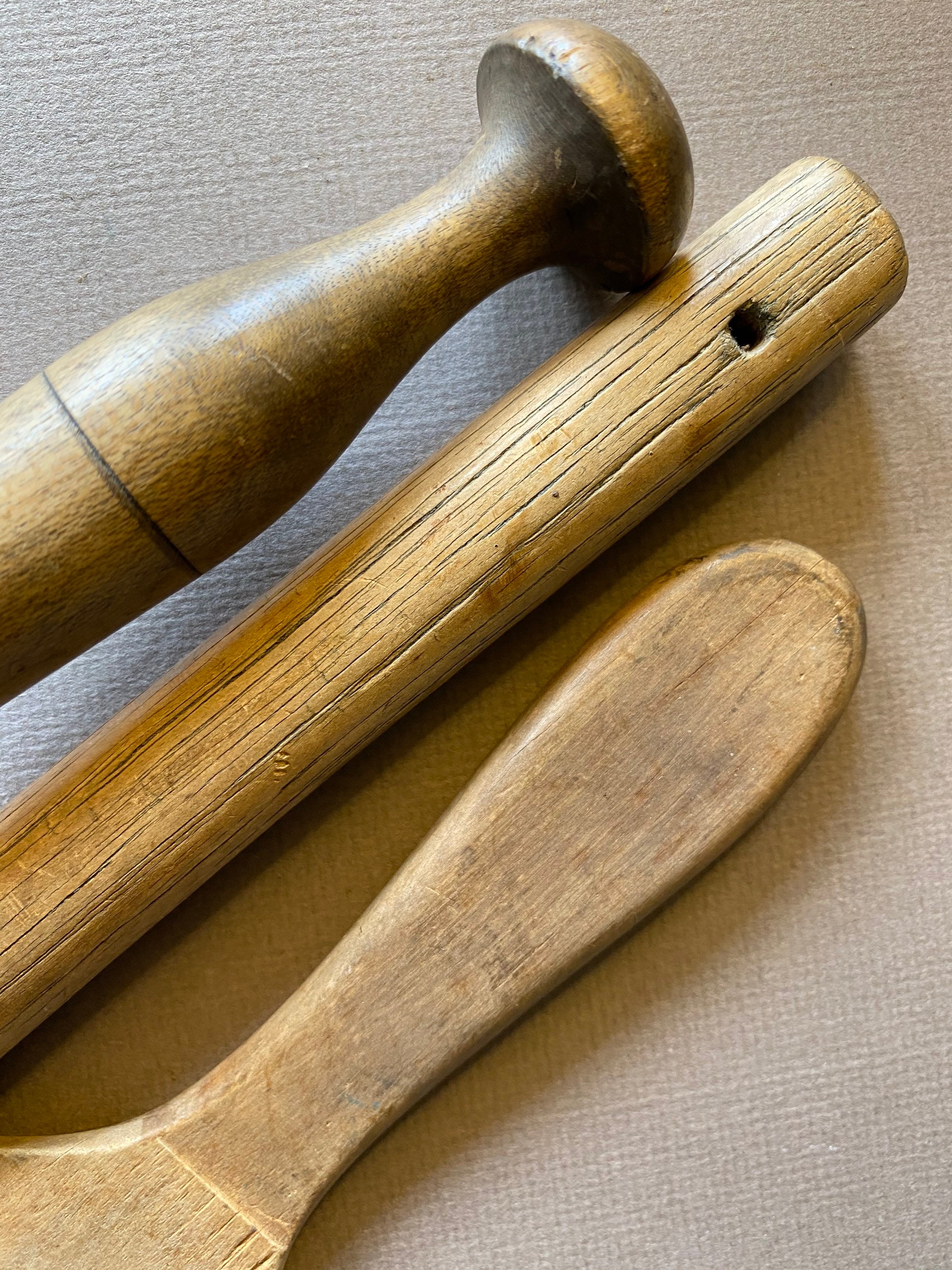 Old Wooden Kitchen Utensils - Etsy