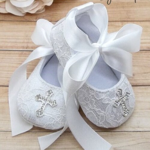 Baptism Shoes for Baby Girl Christening Shoes Baby Girl Etsy