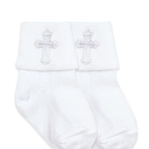 Baptism Socks Boys - Boys Christening Socks - Cross Socks - Baby Boys Baptism Outfit - Baptismal Socks - Boys Dedication Outfit