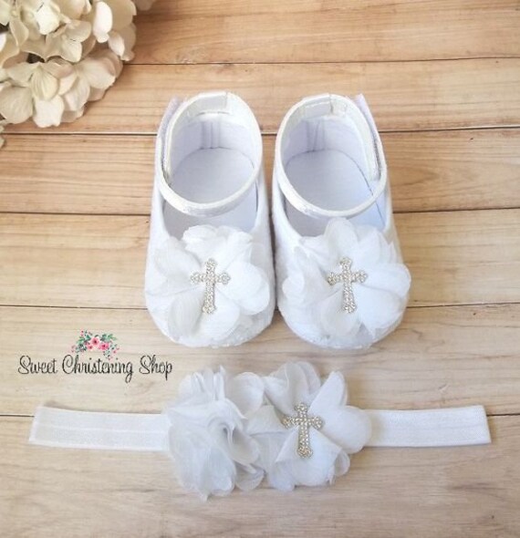 baby christening shoes