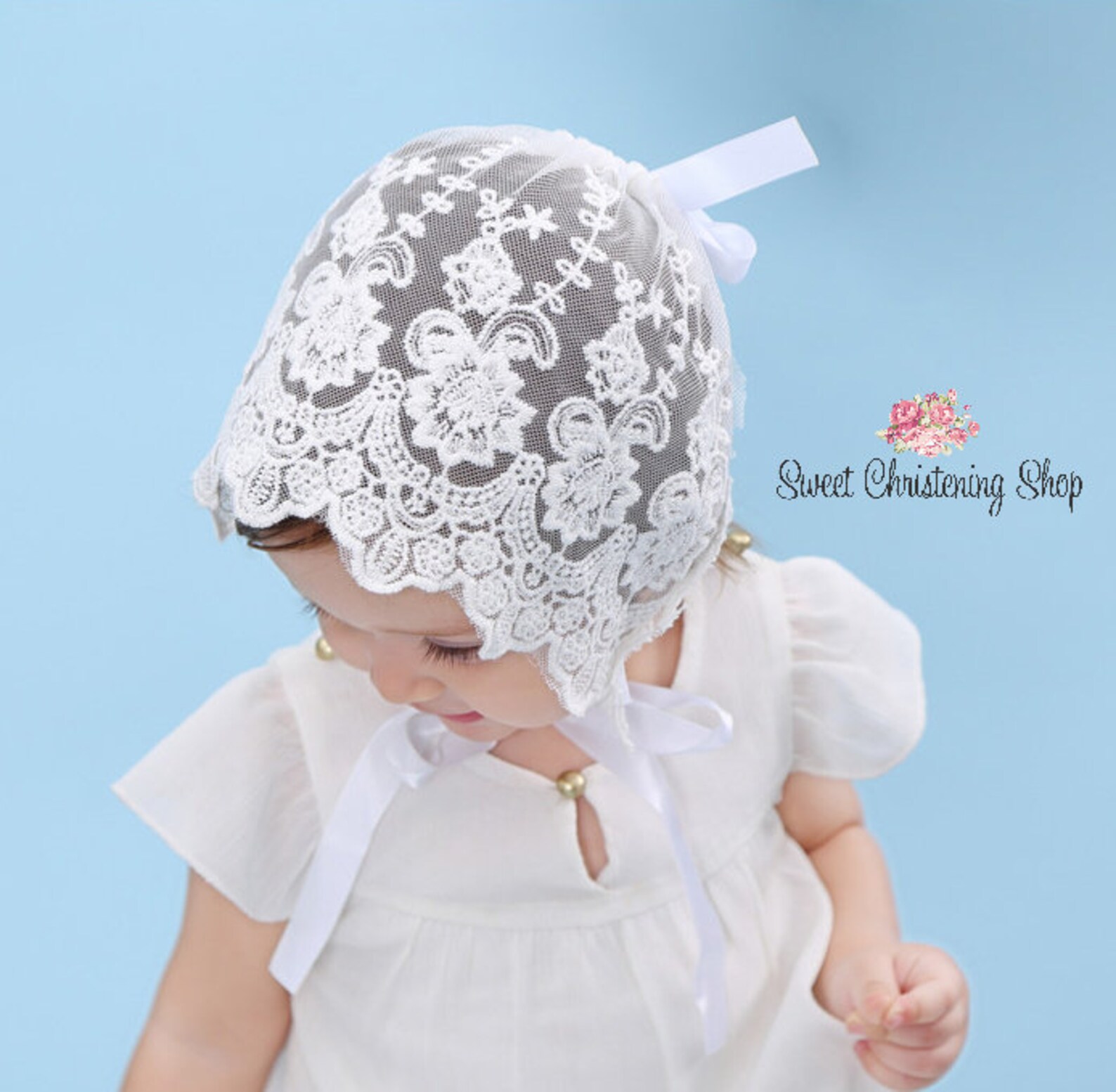 Ivory Baptism Ivory Christening Lace Baby Etsy