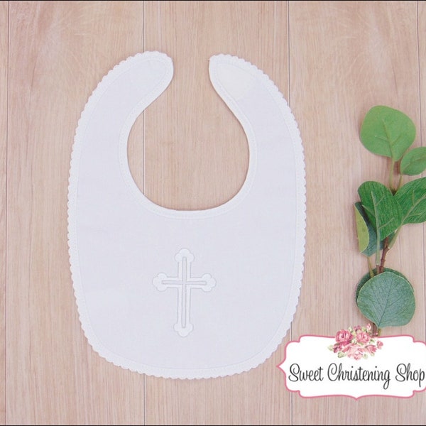 Christening Bib Etsy