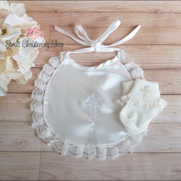 Christening Bib Etsy