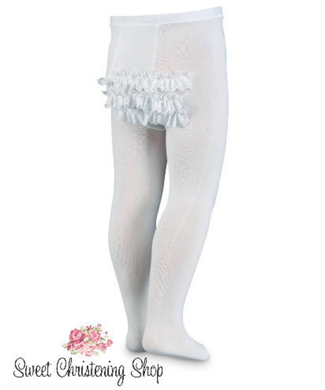 White Baptism Tights Baby Girl Tights Baby Tights White Tights for