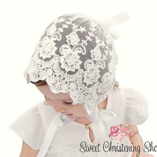 Baptism Baptism Girl Hat Christening for Baby Etsy