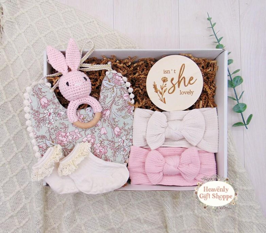 Baby Girl Gift, Baby Shower Gift, Newborn Girl Gift Set, New Mom Gift ...