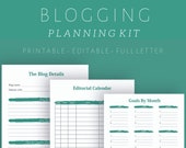 Blog Planner, Blog Post Planner, Blog Planner Printable, Planner Printable, Printable Blog Workbook, Blog Post Planner, Blog Organizer