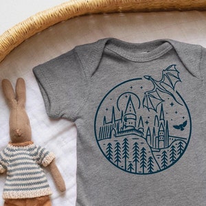 Adorable Potter Baby Onesie - Perfect Shower Gift for Wizards Nerdy Baby Bodysuit Baby Shower Bodysuit Infant Clothing
