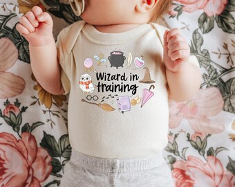 Wizard in Training Potter Baby Onesie© | Nerdy Baby Shower Gift