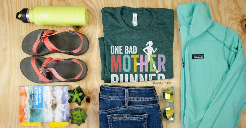 one bad mother runner shirt