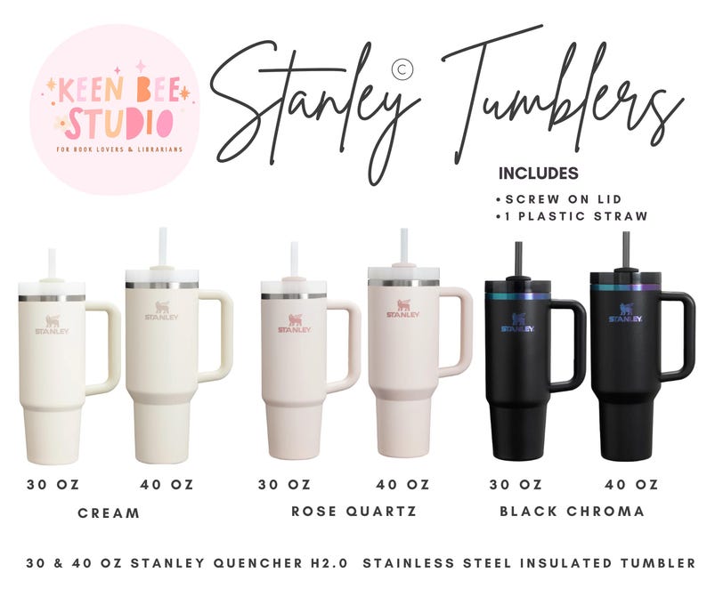 Custom Lily Floral Stanley© Engraved Tumbler Flowers Stainless Steel Cup Nature Lover Gift imagen 6