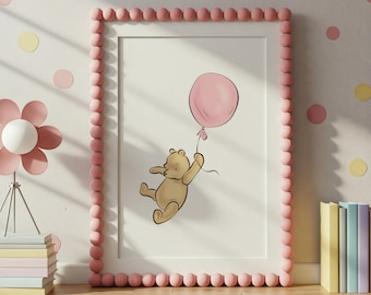 Nursery Wall Art Set of 10: Winnie-the-Pooh Characters - Digital Download Set