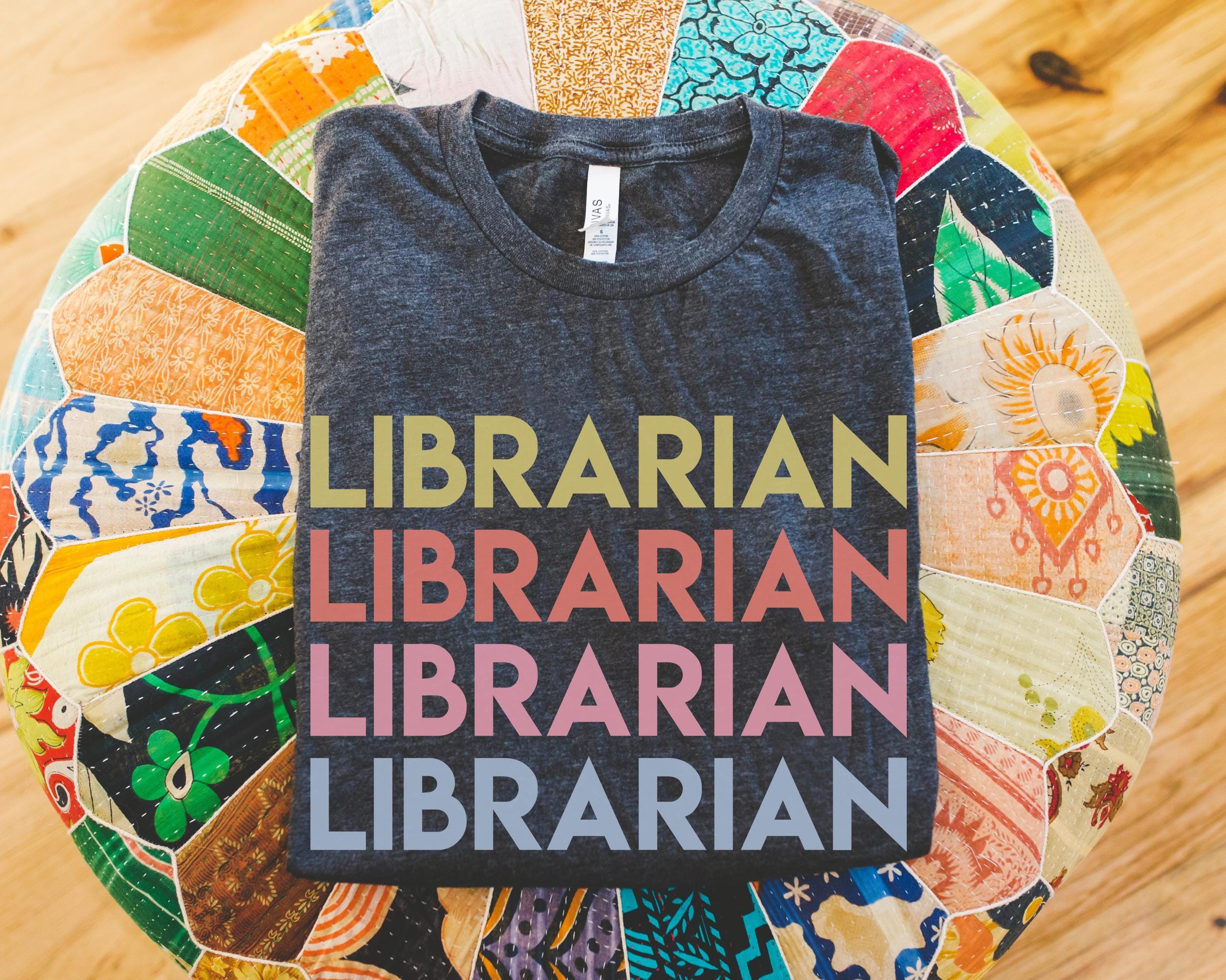 LIBRARIAN T-SHIRT - Modern Reading Tee for Book Lovers - Etsy