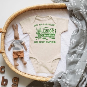 Star Wars Inspired Baby Bodysuit, Galactic Empire Funny Space Theme (Newborn-12M)