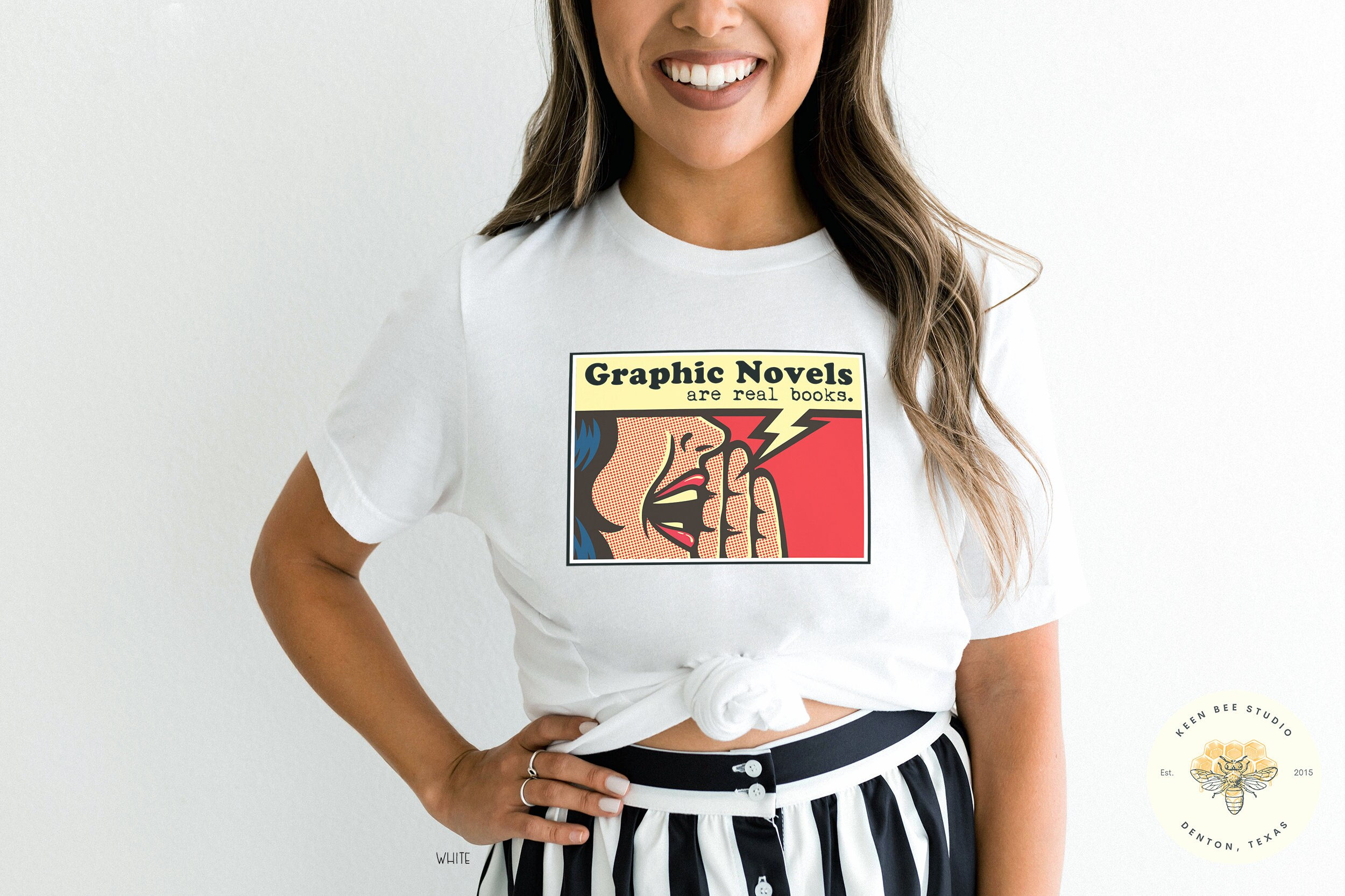 Graphic Novels Are Real Books Unisex T-shirt | Reading and