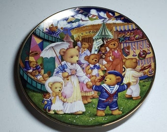 Teddy Bear Fair Vintage Collectible Plate