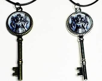 Goddess Hecate Key Necklace