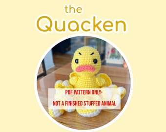 DIGITAL PDF PATTERN The Quacken Amigurumi