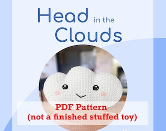 DIGITAL PDF PATTERN for Head in the Clouds Amigurumi