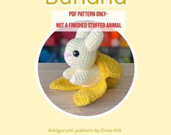 DIGITAL PDF PATTERN Bunana Amigurumi