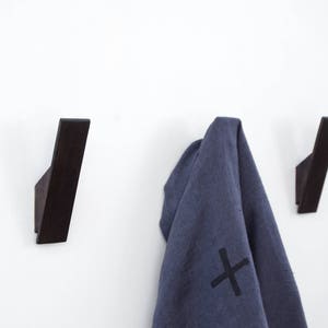 Scorched Wood Coat Hooks
