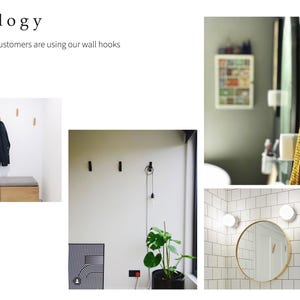 Oak Wood Wall Hook image 4