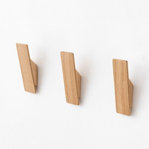 Oak Wood Wall Hook image 2