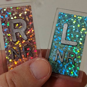 One Right Holographic X-Ray Marker with Initials image 3