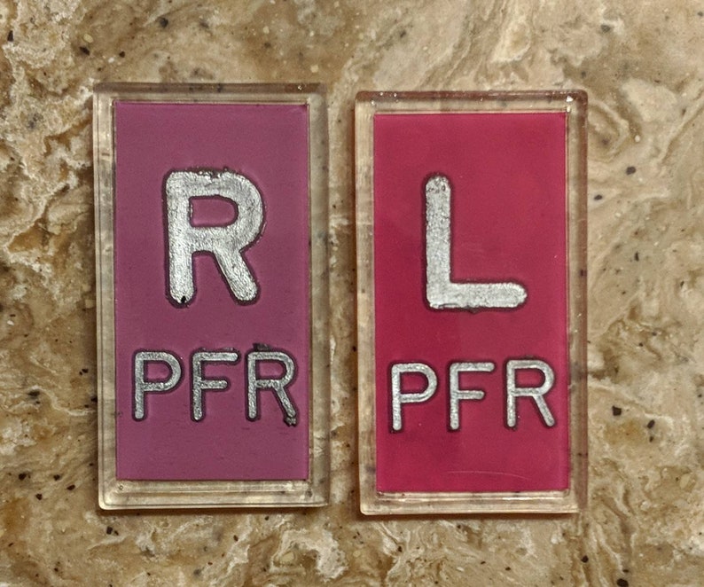 One set of custom XRay Markers With Lead Initials and Variety Etsy