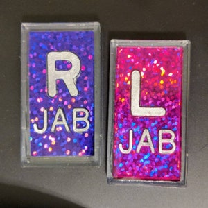 One Right Holographic X-Ray Marker with Initials image 5