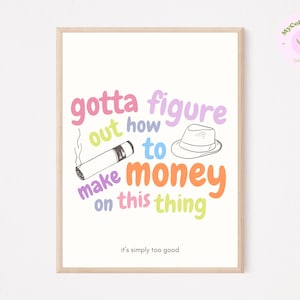 Tim Robinson's I Think You Should Leave Driving Crooner Funny Poster | ITYSL Quote and Hot Dog Design | Digital Download